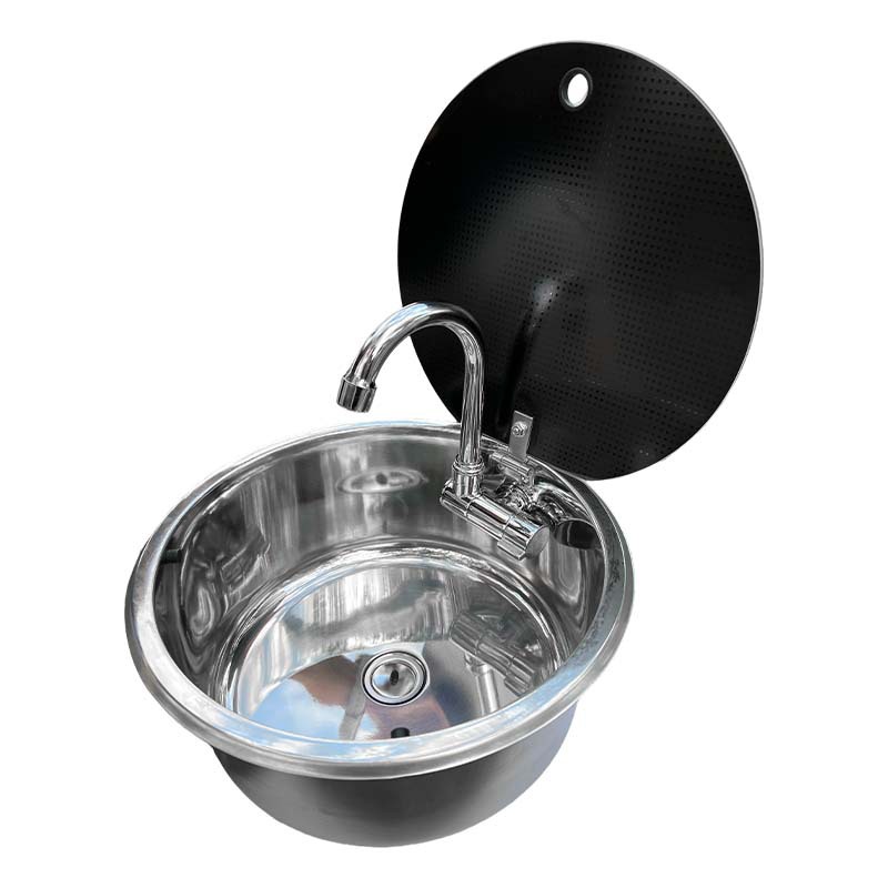 Kitchen - RV ronde spoelbak met deksel keuken