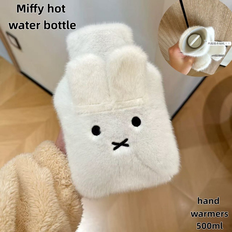 Bedding - Schattige, zachte Miffy-warmwaterkruik – handwarmer en