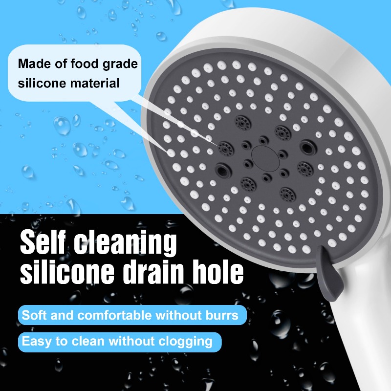 Douchekopset met vijf snelhede - High Pressure Shower Head Handheld recensie en prijs