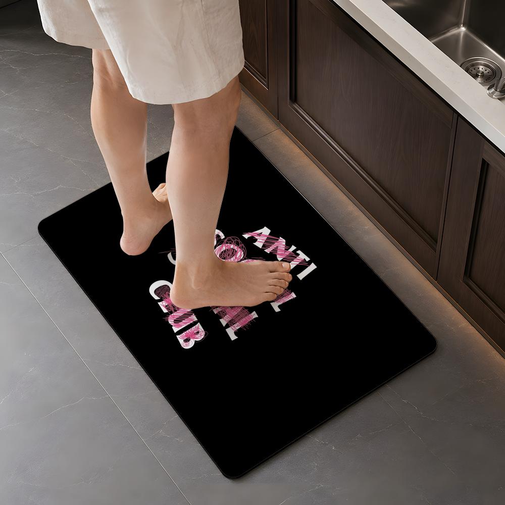 Fashion A ANTI SOCIAL SOCIAL C - Quick Dry Diatomite Bath Mat recensie en prijs