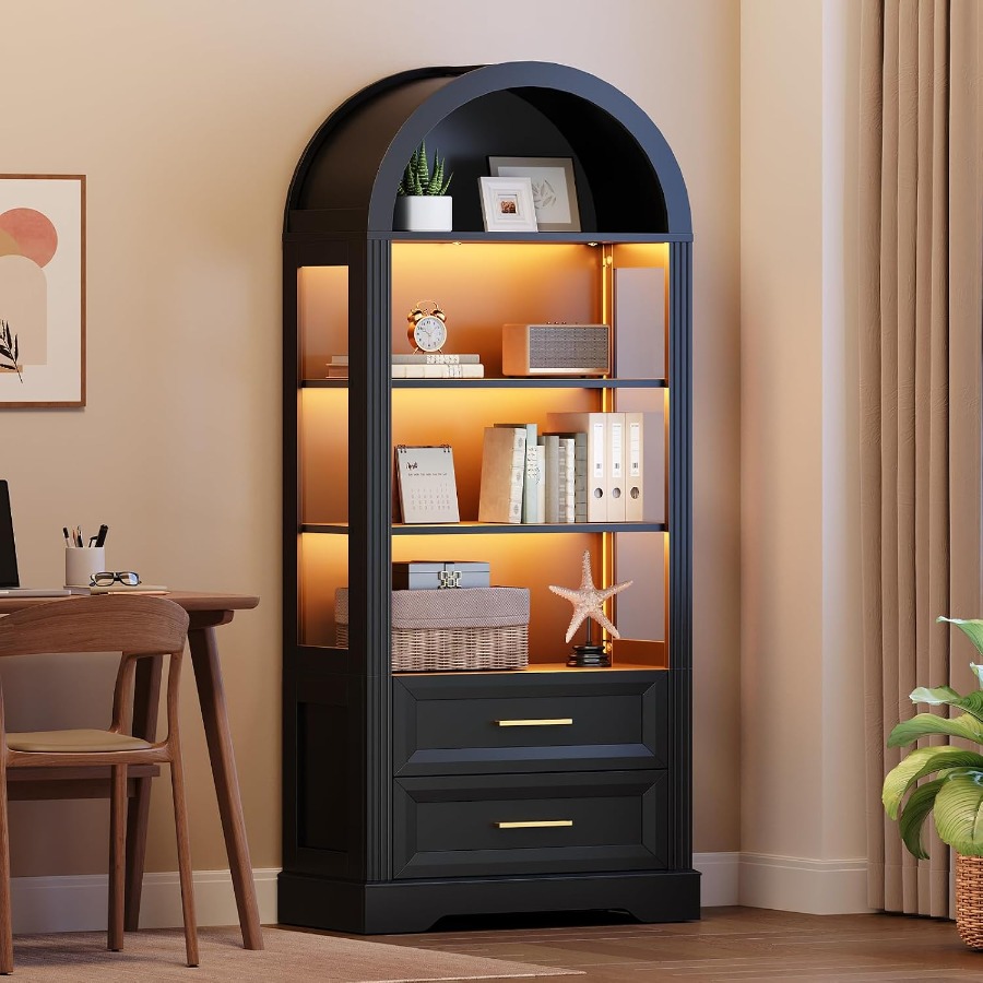 Vitrinekast, hoge boekenkast m - Storage & Organization recensie en prijs