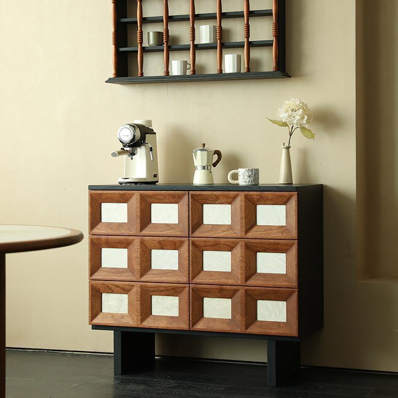 Middeleeuwse kast met zes lade - Storage & Organization recensie en prijs