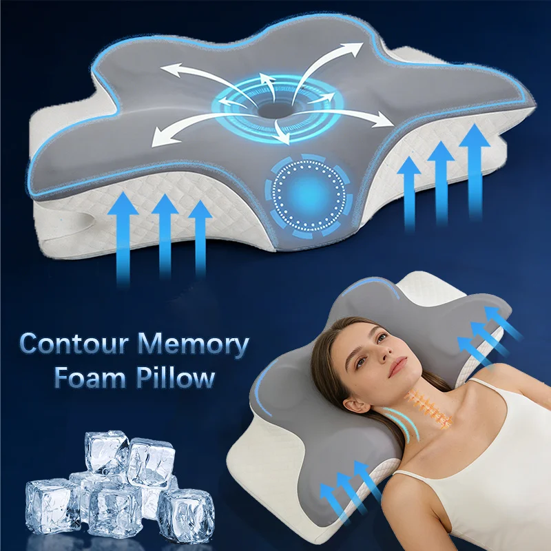 Memory Foam Kussen Cervicaal K - Memory Foam Orthopedic Pillow Neck Pain recensie en prijs