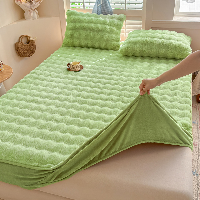 Winter warme kunstbont pluche  - Fitted Bed Sheets Deep Pocket recensie en prijs